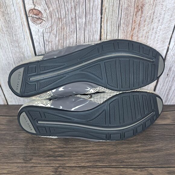 Cole Haan Zerogrand NYC Collab Stagedoor Ballet Flats Women's Sz 8 B GunmetalDot - Picture 7 of 8
